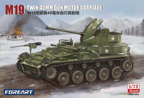 Przejdź do produktu Fore Art 2004 - 1:72 M19 Twin 40 mm Gun Motor Carriage
