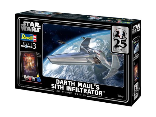 Przejdź do produktu Revell 05638 - 1:120 Darth Maul's Sith Infiltrator model z farbami