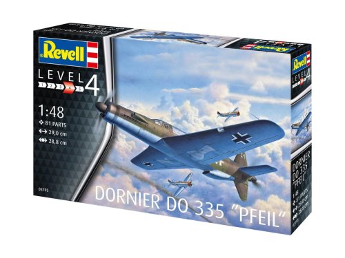 Przejdź do produktu Revell 03795 - 1:48 Dornier Do 335 Pfeil