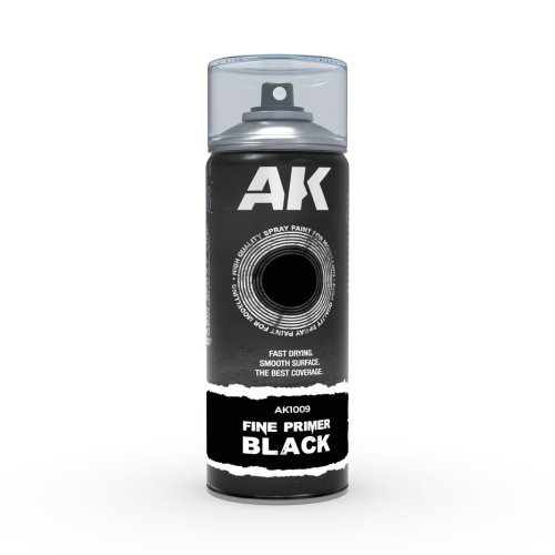 Przejdź do produktu AK INTERACTIVE 1009 - Fine Primer Black Spray 400 ml