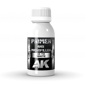 AK INTERACTIVE 759 - Primer and Microfiller White 100 ml