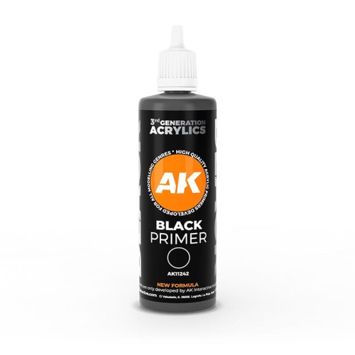 Przejdź do produktu AK INTERACTIVE 11242 - Podkład - Black Primer 100 ml 3rd Generation