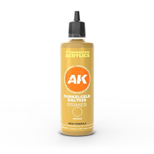 Przejdź do produktu AK INTERACTIVE 11245 - Podkład - Dunkelgelb RAL 7028 Primer 100 ml 3rd Generation