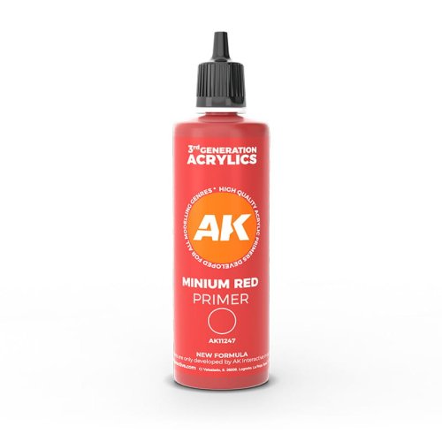 Przejdź do produktu AK INTERACTIVE 11247 - Podkład - Minium Red Primer 100 ml 3rd Generation