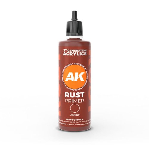 Przejdź do produktu AK INTERACTIVE 11250 - Podkład - Rust Primer 100 ml 3rd Generation