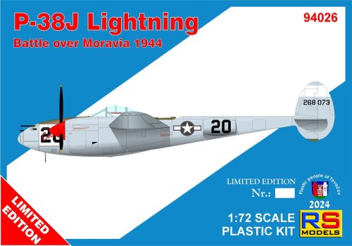 Przejdź do produktu RS Models 94026 - 1:72 P-38J Lightning Battle over Moravia 1944  Limited Edition