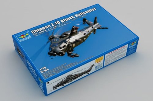 Przejdź do produktu Trumpeter 05820 - 1:48 Chinese Z-10 Attack Helicopter