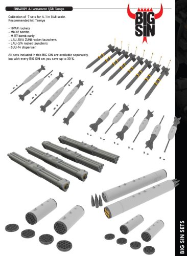 Przejdź do produktu Eduard SIN648129 - 1:48 A-1 armament
