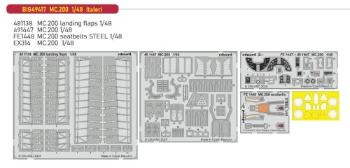 Przejdź do produktu Eduard BIG49417 - 1:48 MC.200