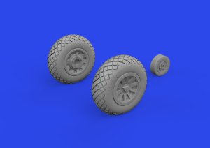 Eduard 672371 - 1:72 P-51D wheels block tread 2