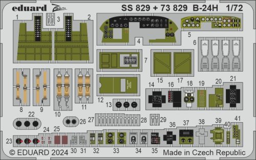 Przejdź do produktu Eduard SS829 - 1:72 B-24H