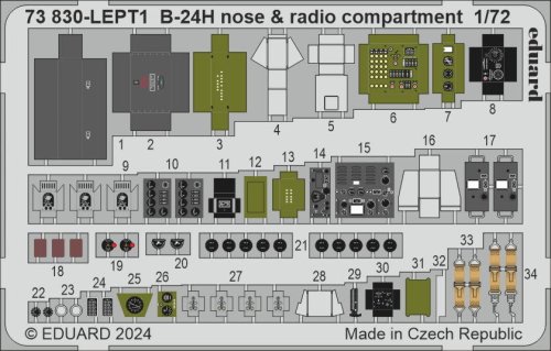 Przejdź do produktu Eduard 73830 - 1:72 B-24H nose & radio compartment