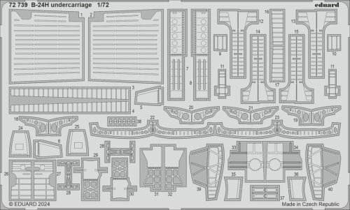 Przejdź do produktu Eduard 72739 - 1:72 B-24H undercarriage
