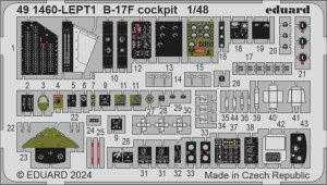 Eduard 491460 - 1:48 B-17F cockpit