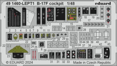 Przejdź do produktu Eduard 491460 - 1:48 B-17F cockpit
