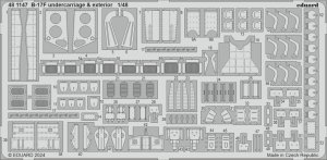 Eduard 481147 - 1:48 B-17F undercarriage & exterior