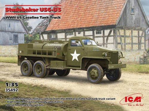 Przejdź do produktu ICM 35492 - 1:35 Studebaker US6-U5 WWII US Gasoline Tank Truck