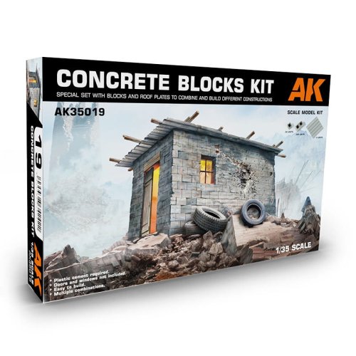 Przejdź do produktu AK Interactive 35019 - 1:35 Concrete Blocks Kit