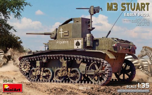 Przejdź do produktu Miniart 35412 - 1:35 M3 Stuart Early Prod.