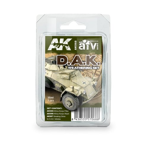 Przejdź do produktu AK INTERACTIVE 068 - Africa Korps Weathering Set