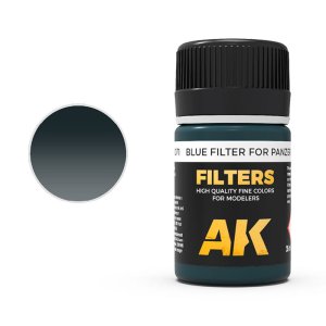 AK INTERACTIVE 071 - Blue For Panzer Grey Filter