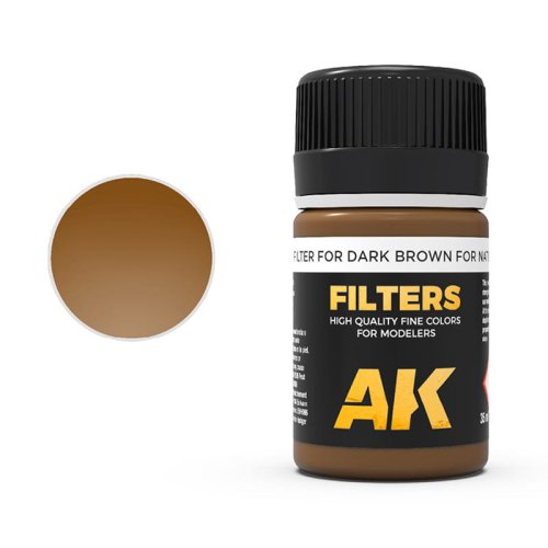 Przejdź do produktu AK INTERACTIVE 076 - Filter For Dark Brown for NATO and Green