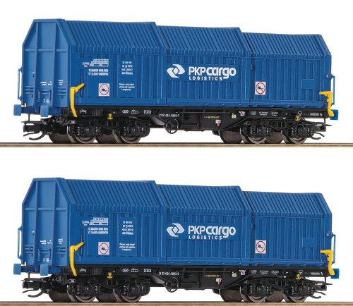 Przejdź do produktu Roco 6680008 TT - Zestaw 2 wagonów towarowych teleskopowych PKP Cargo ep. VI