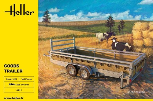 Przejdź do produktu Heller 80778 - 1:24 Goods Trailer