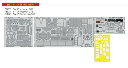 Przejdź do produktu Eduard BIG72181 - 1:72 SM.79