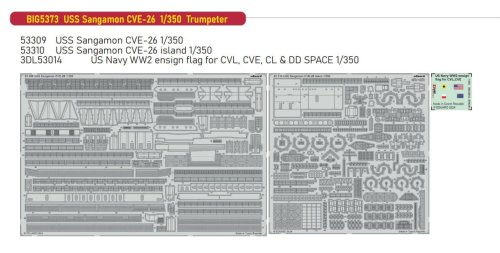 Przejdź do produktu Eduard BIG5373 - 1:350 USS Sangamon CVE-26