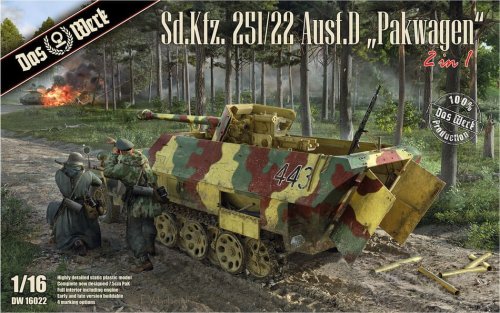 Przejdź do produktu Das Werk DW16022 - 1:16 Sd.Kfz.251/22 Pakwagen