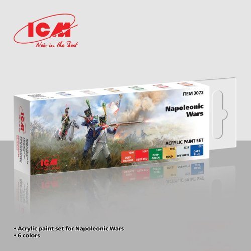 Przejdź do produktu ICM 3072 - Zestaw farb Napoleonic Wars