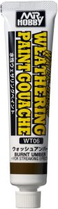 Mr.Hobby WT06 - Farba Weathering Paint Gouache Burnt Amber 20 ml