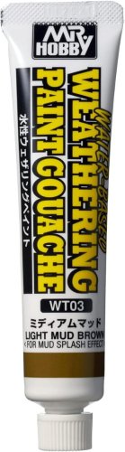 Przejdź do produktu Mr.Hobby WT03 - Farba Weathering Paint Gouache Light Mud Brown 20 ml