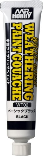 Przejdź do produktu Mr.Hobby WT02 - Farba Weathering Paint Gouache Black 20 ml