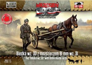 First To Fight 112 - Wrzesień 1939 - 1:72 Biedka wz. 33 z Moździerzem 81 mm wz. 31 - Gazetka w zestawie z modelem