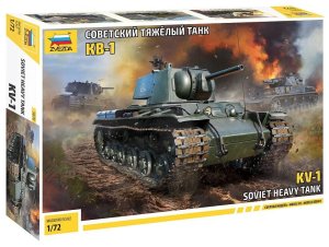 Zvezda 5070  - 1:72 KV-1 Soviet Heavy Tank