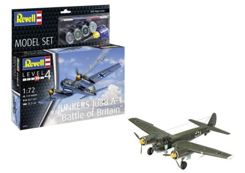 Przejdź do produktu Revell 64972 - 1:72 Junkers Ju 88 A-1 model z farbami