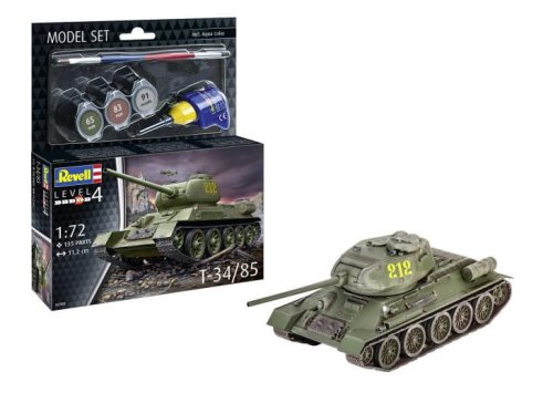 Przejdź do produktu Revell 63302 - 1:72 T-34/85 model z farbami