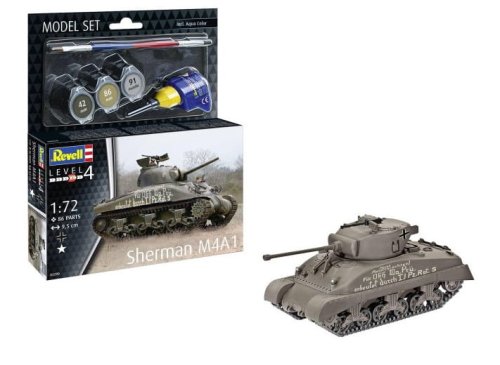 Przejdź do produktu Revell 63290 - 1:72 Sherman M4A1 model z farbami