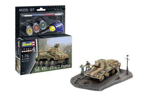 Przejdź do produktu Revell 63288 - 1:76 Sd.Kfz 234/2 Puma model z farbami