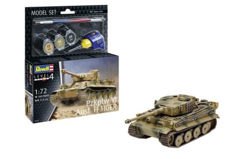 Przejdź do produktu Revell 63262 - 1:72 PzKpfw. VI Ausf. H Tiger model z farbami