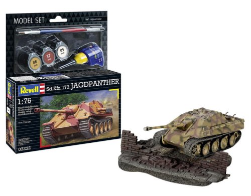 Przejdź do produktu Revell 63232 - 1:76 Sd.Kfz 173 Jagdpanther model z farbami