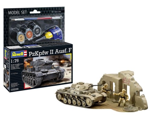 Przejdź do produktu Revell 63229 - 1:76 Pz.Kpfw. II Ausf. F model z farbami