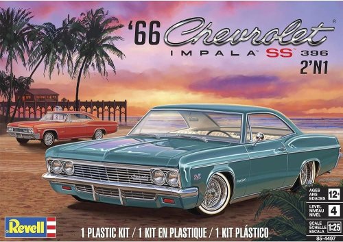 Przejdź do produktu Revell-Monogram 4497 - 1:25 1966 Chevrolet Impala SS 396