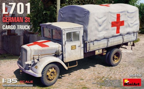 Przejdź do produktu Miniart 35450 - 1:35 L701 German 3t Cargo Truck