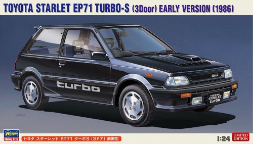 Przejdź do produktu Hasegawa 20687 - 1:24 Toyota Starlet EP71 Turbo-S 3 Door