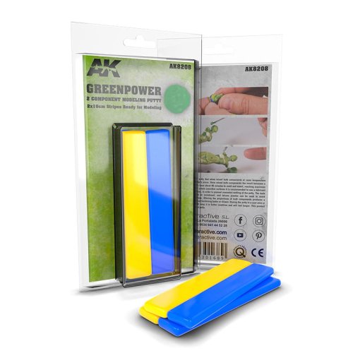 Przejdź do produktu AK INTERACTIVE 8208 - Szpachlówka dwuskładnikowa Greenpower Modelling Putty 