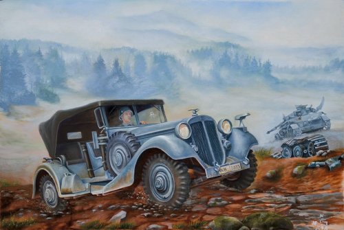 Przejdź do produktu Roden 825 - 1:35 Horch V8 Type 830R
