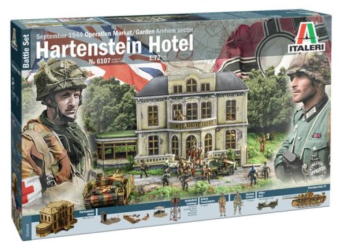 Przejdź do produktu Italeri 6107 - 1:72 Hartenstein Hotel 1944 Market Garden Arnhem Section